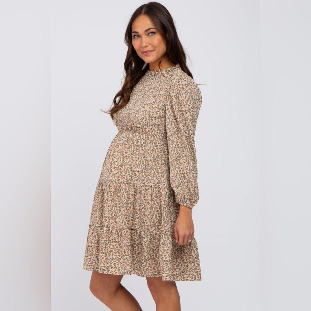 Pinkblush Long Sleeve Floral Dress